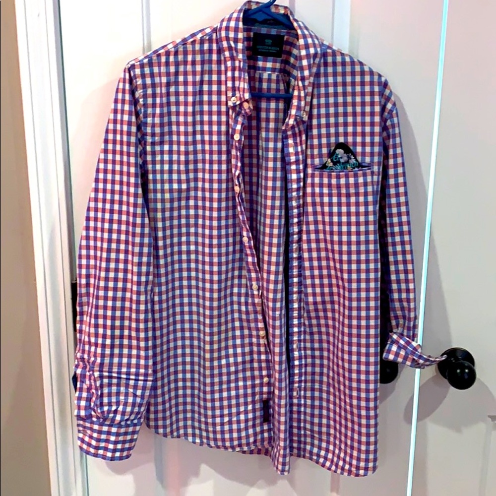 Plaid Long Sleeve Button Up